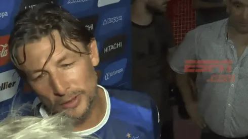 Casi una súplica: el "no seas malo" de Heinze antes de dejar Vélez