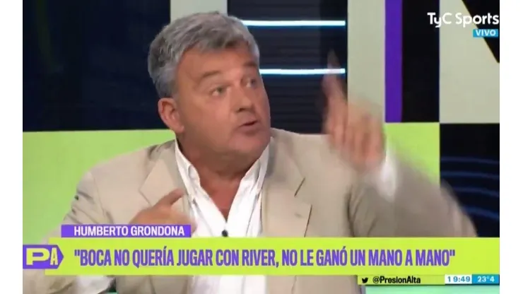 Humberto Grondona en TyC Sports.