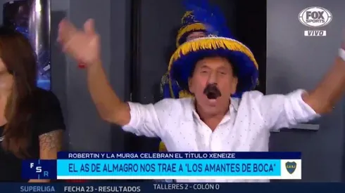 Está loco: Leto entró con una murga para festejar el campeonato de Boca