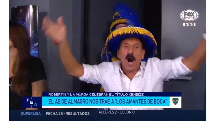 Está loco: Leto entró con una murga para festejar el campeonato de Boca