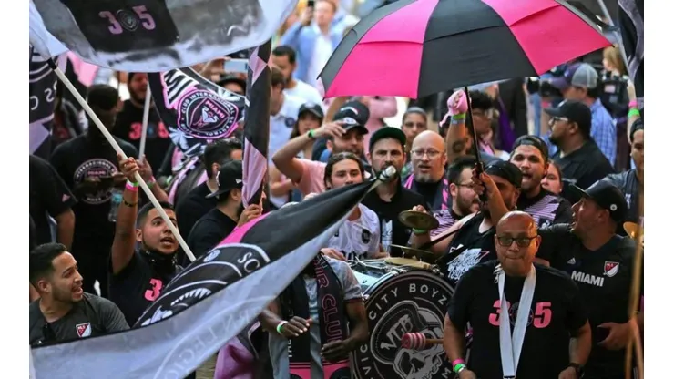 Los hinchas de Inter Miami.