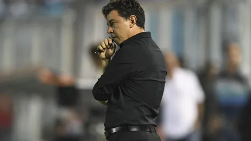Marcelo Gallardo durante el empate ante Atlético Tucumán.