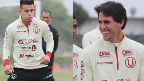 Henry Vaca y Guarderas jugaron juntos en la U en el 2019.