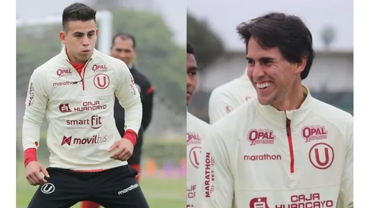 Henry Vaca y Guarderas jugaron juntos en la U en el 2019.