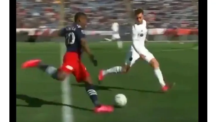 Cristian Penilla en acción.