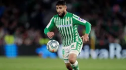 Nabil Fekir en acción contra Real Madrid.