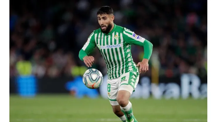 Nabil Fekir en acción contra Real Madrid.