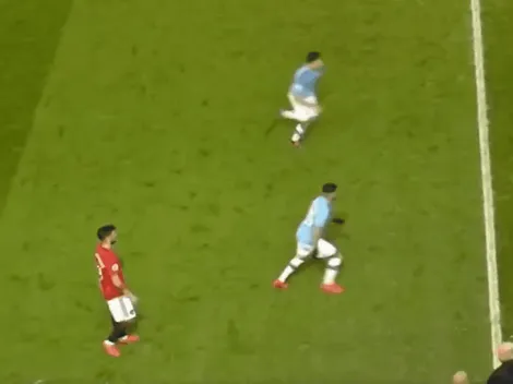 Video: Bruno Fernandes discutió fuerte con Guardiola y lo mandó a callar