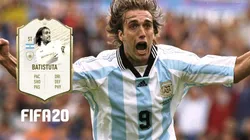¿El "Batigol" al Ultimate Team? Gabriel Batistuta se convertiría en ICONO del FIFA 20