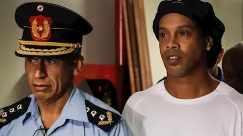 Filtraron la primera imagen de Ronaldinho en prisión