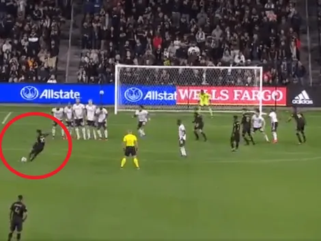 Vela llegó a su gol 50 en la MLS con un impresionante tiro libre