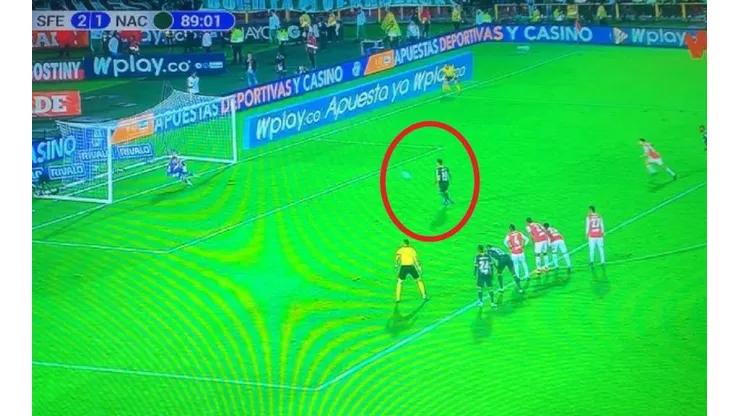 La clase de Andrade en toda su plenitud: picó el penalti y Nacional lo empató