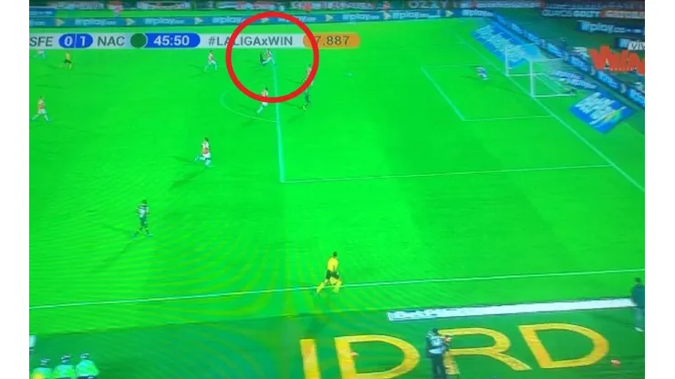 Jugadón del ‘Riflecito’ Andrade para el primer gol de Nacional