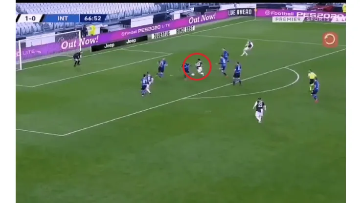 Dybala marcó un golazo y puso el 2 a 0 de Juventus contra Inter