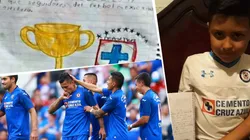 La tarea de un niño que predice el resultado de Cruz Azul