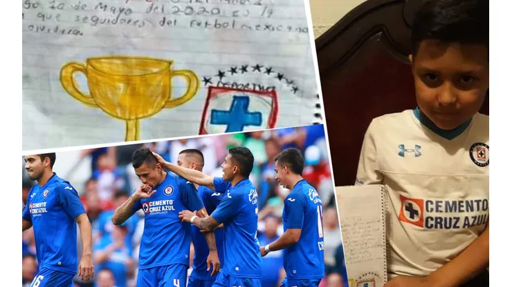 La tarea de un niño que predice el resultado de Cruz Azul
