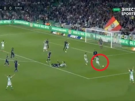 Sidnei sacó un auténtico misil para que Betis sorprenda a Real Madrid