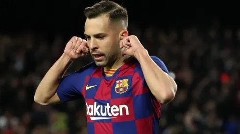 El polémico gesto de Jordi Alba.