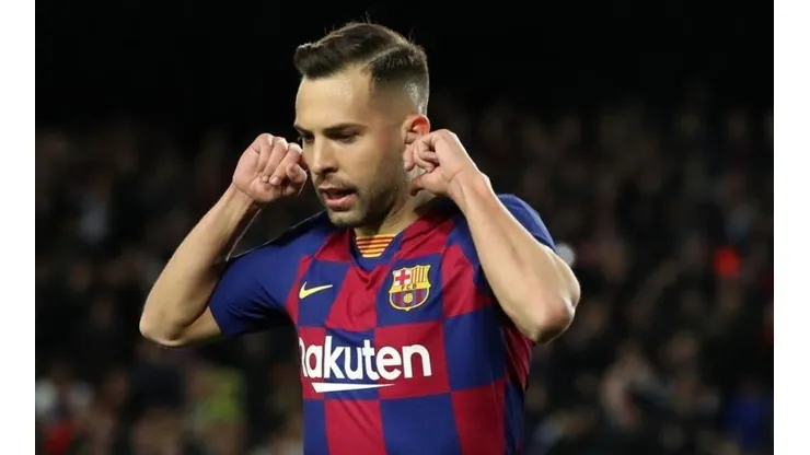 El polémico gesto de Jordi Alba.