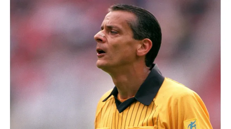 Javier Castrilli durante el Mundial de Francia 1998.