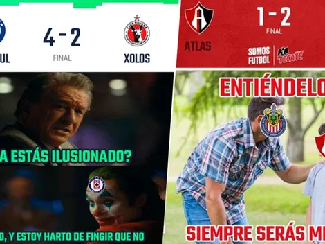 Los mejores memes tras el Clásico Tapatío, un nuevo triunfo de Cruz Azul y el hundimiento de Rayados