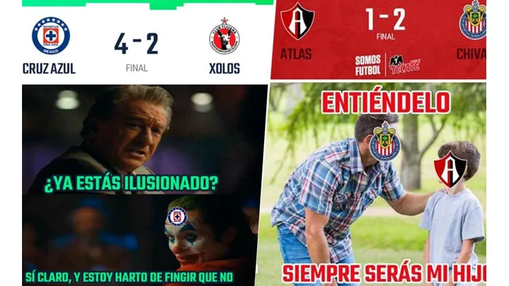 Los mejores memes tras el Clásico Tapatío, un nuevo triunfo de Cruz Azul y el hundimiento de Rayados
