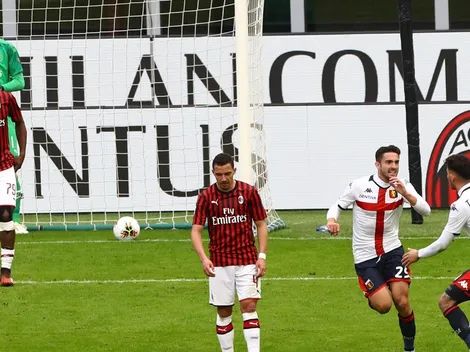 De mal en peor: Milan perdió de local ante Genoa