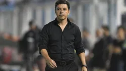 Foto de Marcelo Gallardo en la noche de ayer en Tucumán.
