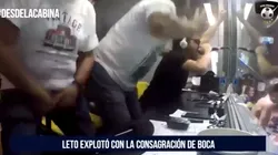 Video: Leto enloqueció con el título de Boca y se agarró 'ahí abajo' frente a la cámara