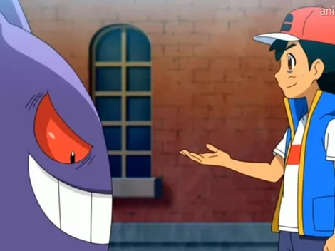 ¡Lo hizo! Ash capturó un Gengar en el anime de Pokémon