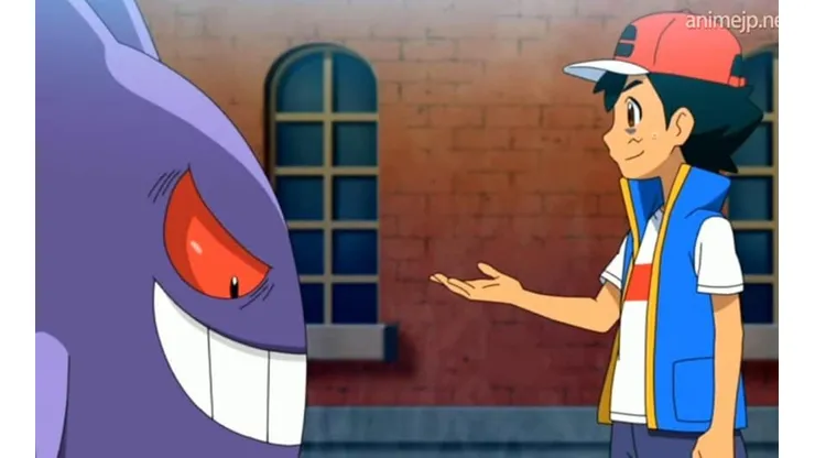 ¡Lo hizo! Ash capturó un Gengar en el anime de Pokémon