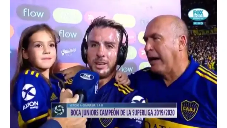 Foto de Julio Buffarini en la entrevista.