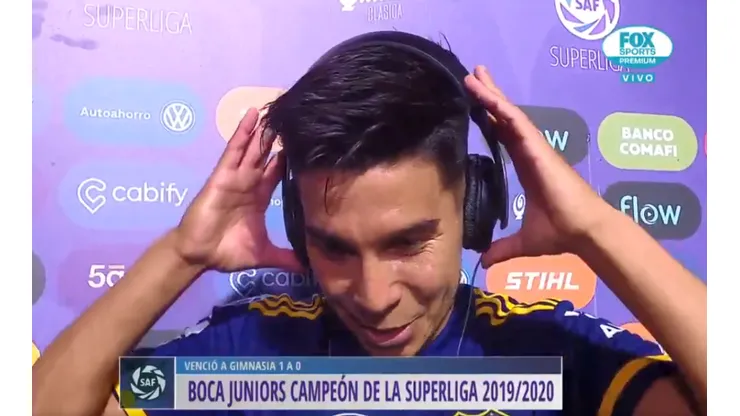 Pol Fernández contó qué le dijo Riquelme cuando llegó a Boca