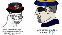 Foto de uno de los memes.