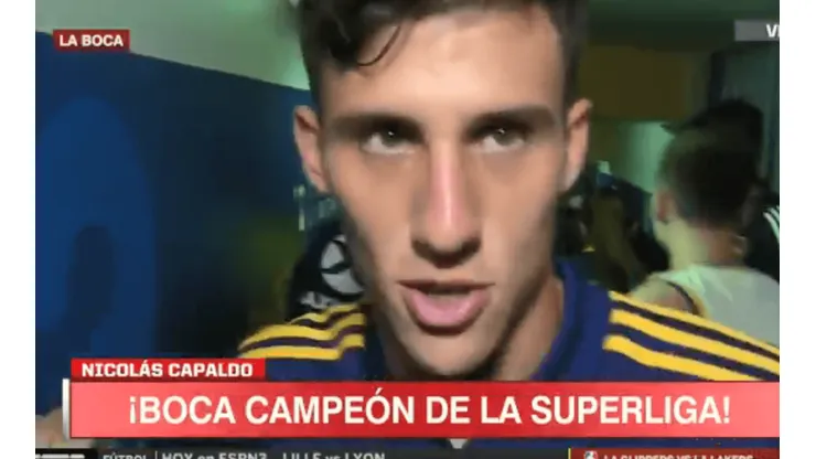 Capaldo: "Es más lindo ganarlo así, con una pecheada de ellos"