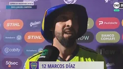 Marcos Díaz más Boca que nunca: "Se terminó la mentira"