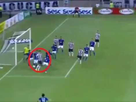 Está demente: golazo infernal de taco en el clásico entre Mineiro y Cruzeiro