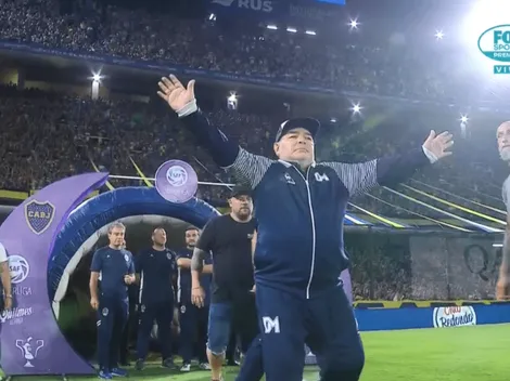 Piel distinta: el grito de guerra del hincha de Boca ni bien lo vio a Maradona