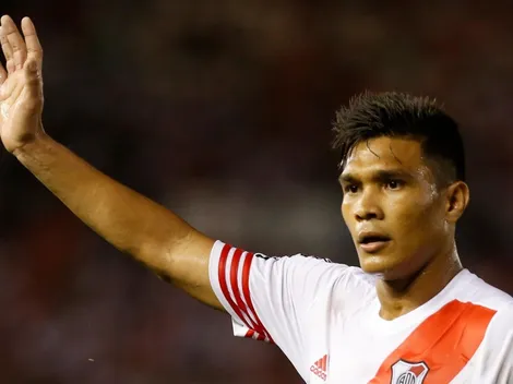 Alienta desde Colombia: el posteo de Teo Gutiérrez apoyando a River