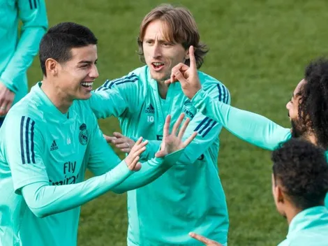 James, convocado por Zidane para el duelo Real Betis vs. Real Madrid