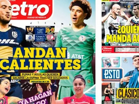 Las portadas palpitan el Clásico Capitalino