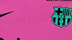 Se filtró la camiseta alternativa que usará Barcelona en la próxima temporada