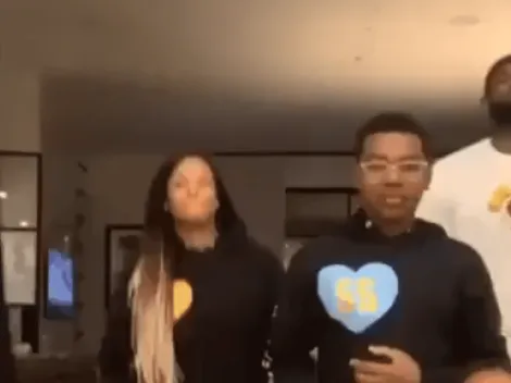 LeBron James y su familia postearon el vídeo más gracioso del año
