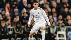 James Rodríguez, jugador del Real Madrid de España.