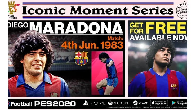 PES 2020 lanza el Data Pack 5.0 para festejar su 25 aniversario