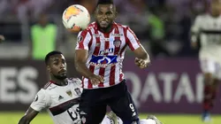 Miguel Ángel Borja explotó después de la derrota de Junior en Libertadores