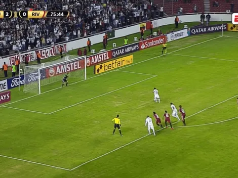 La noche negra de River: le cobraron un insólito penal en contra y Liga gana 3 a 0