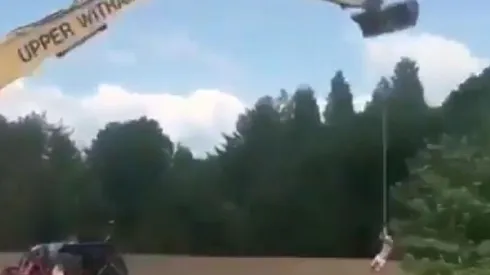 Video viral: esta grúa diabólica hace más felices las jornadas laborales