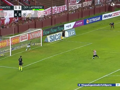 ¡Mascherano tiró el penal por arriba y Estudiantes quedó afuera con Laferrere!