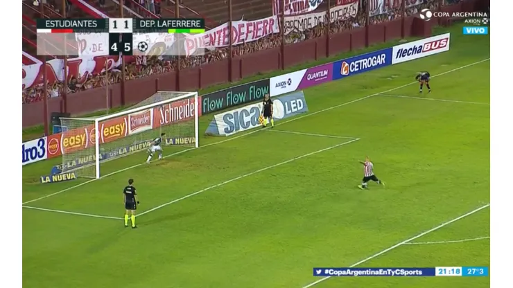 ¡Mascherano tiró el penal por arriba y Estudiantes quedó afuera con Laferrere!